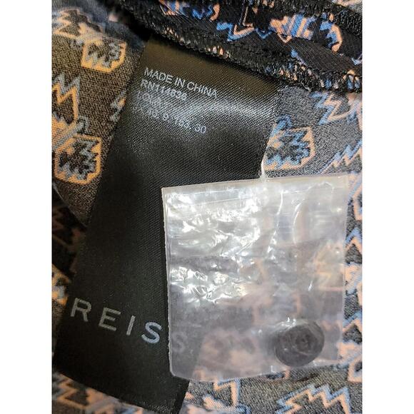 Reiss Navy/Red Lola Printed Shirt Women's US SIZE 10 NEW $260.00 #X - Picture 11 of 14